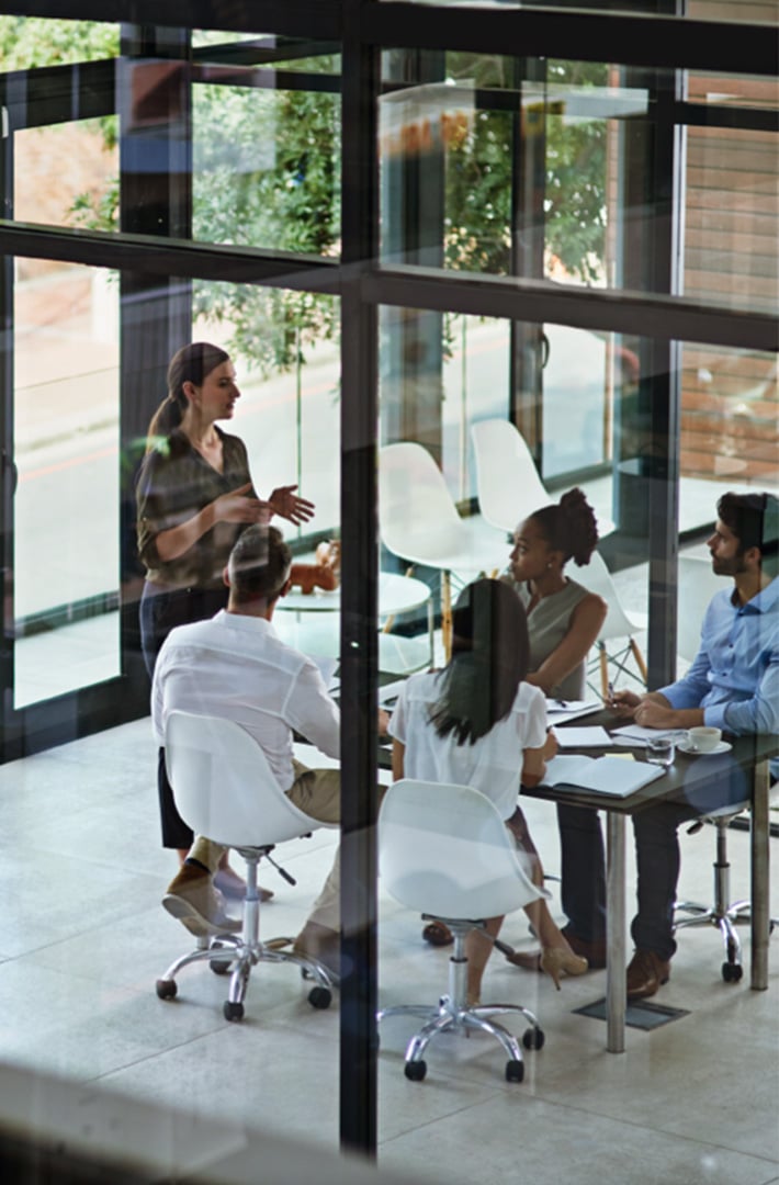 female-presenting-at-team-meeting